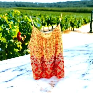 Womens size medium chiffon tank top